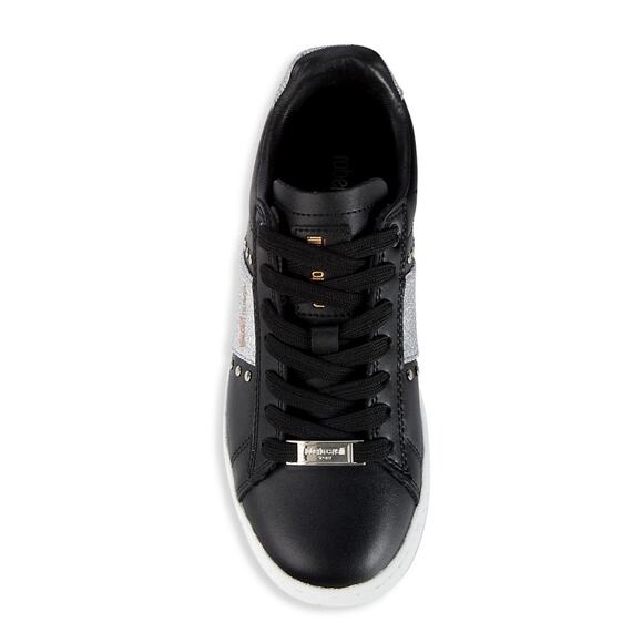 NWT Roberto Cavalli Sport Studded Logo Sneakers- Size 7 - Picture 8 of 12